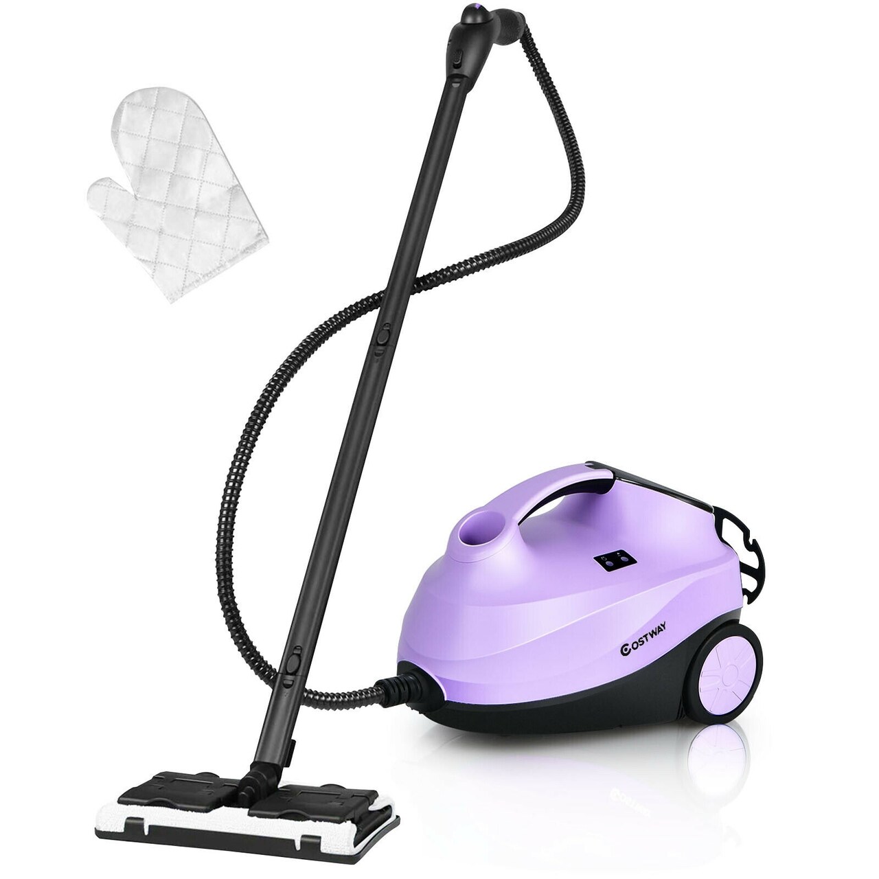 2000W Steam Cleaner Mop with Detachable Handheld Unit for Home Cleaning